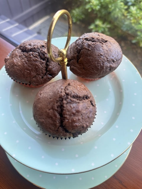 Healthier Chocolate Chip Muffins w/ Cottage Cheese