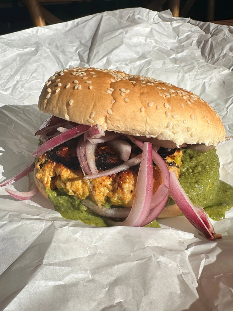 Masala Chicken Burgers