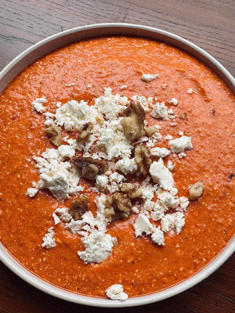 Spicy Roasted Pepper Feta Dip