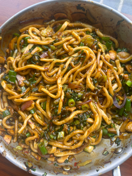 Sweet Spicy Udon Noodles