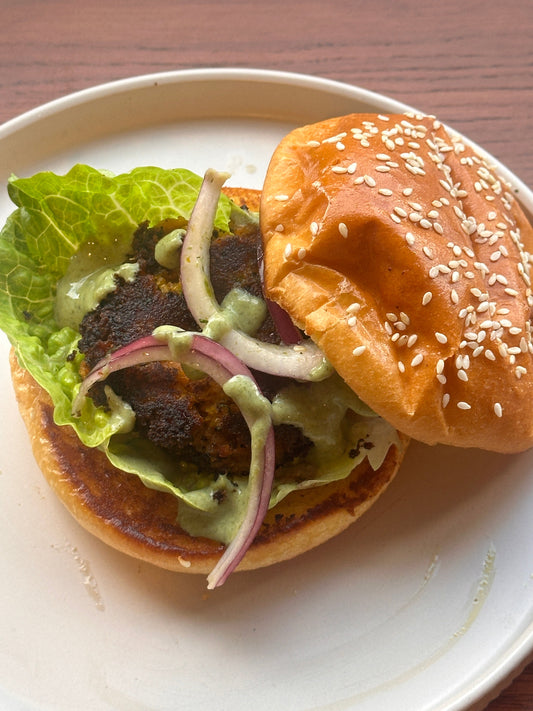 Sweet Potato Chickpea and Quinoa Burgers