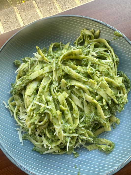 High Protein Green Goddess Pasta
