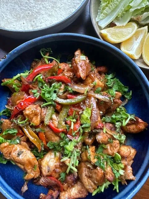Easy Traybake Chicken Fajitas
