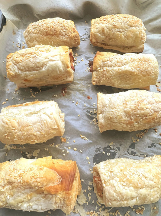 Easy Chicken Sausage Rolls
