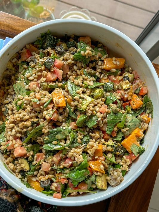 Roasted Squash and Barley Salad