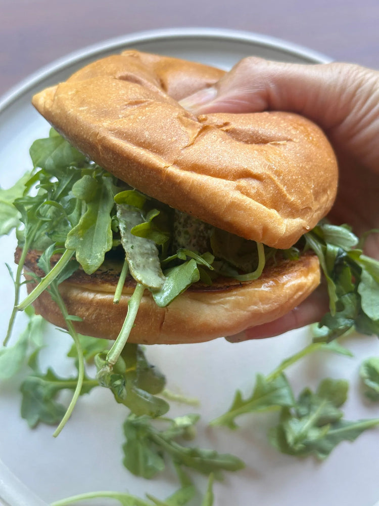 High Protein Broccoli Quinoa Burgers