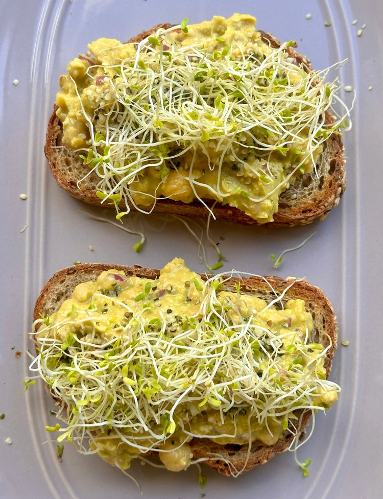 High Protein Chickpea Salad