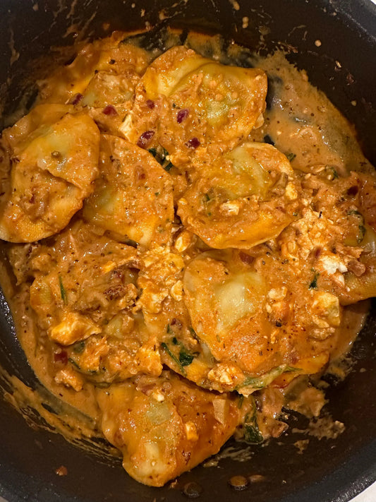 Easy Spinach Ricotta Tortellini