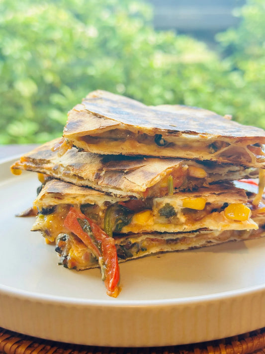 Tandoori Veggie Quesadillas
