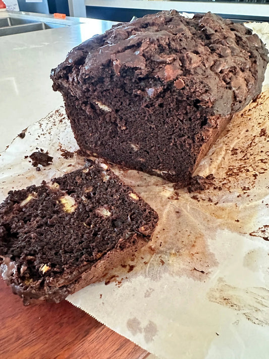 Chocolate Zucchini Banana Bread