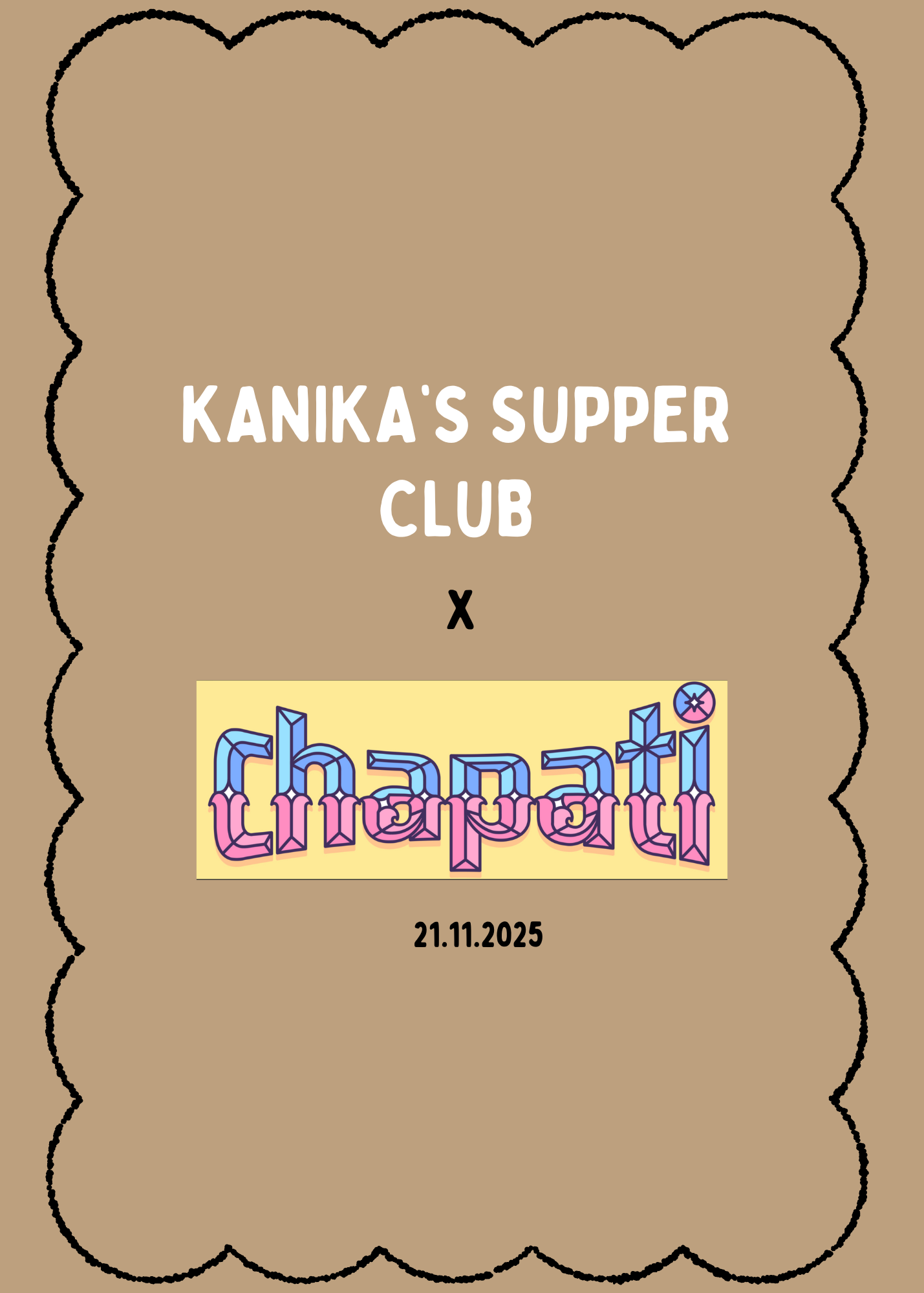 Kanika's Supper Club -21st Nov,2025
