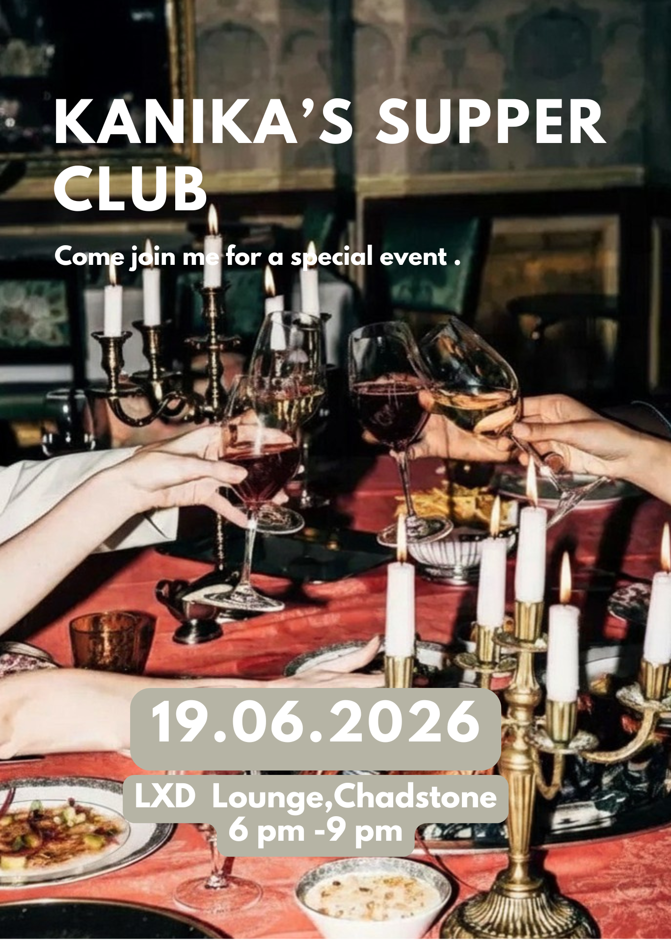 Kanika's Supper Club-19th June 2026
