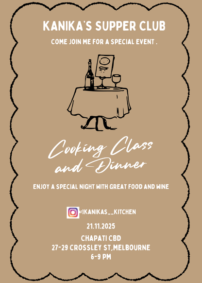 Kanika's Supper Club -21st Nov,2025