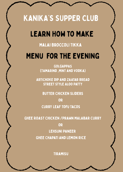 Kanika's Supper Club -21st Nov,2025