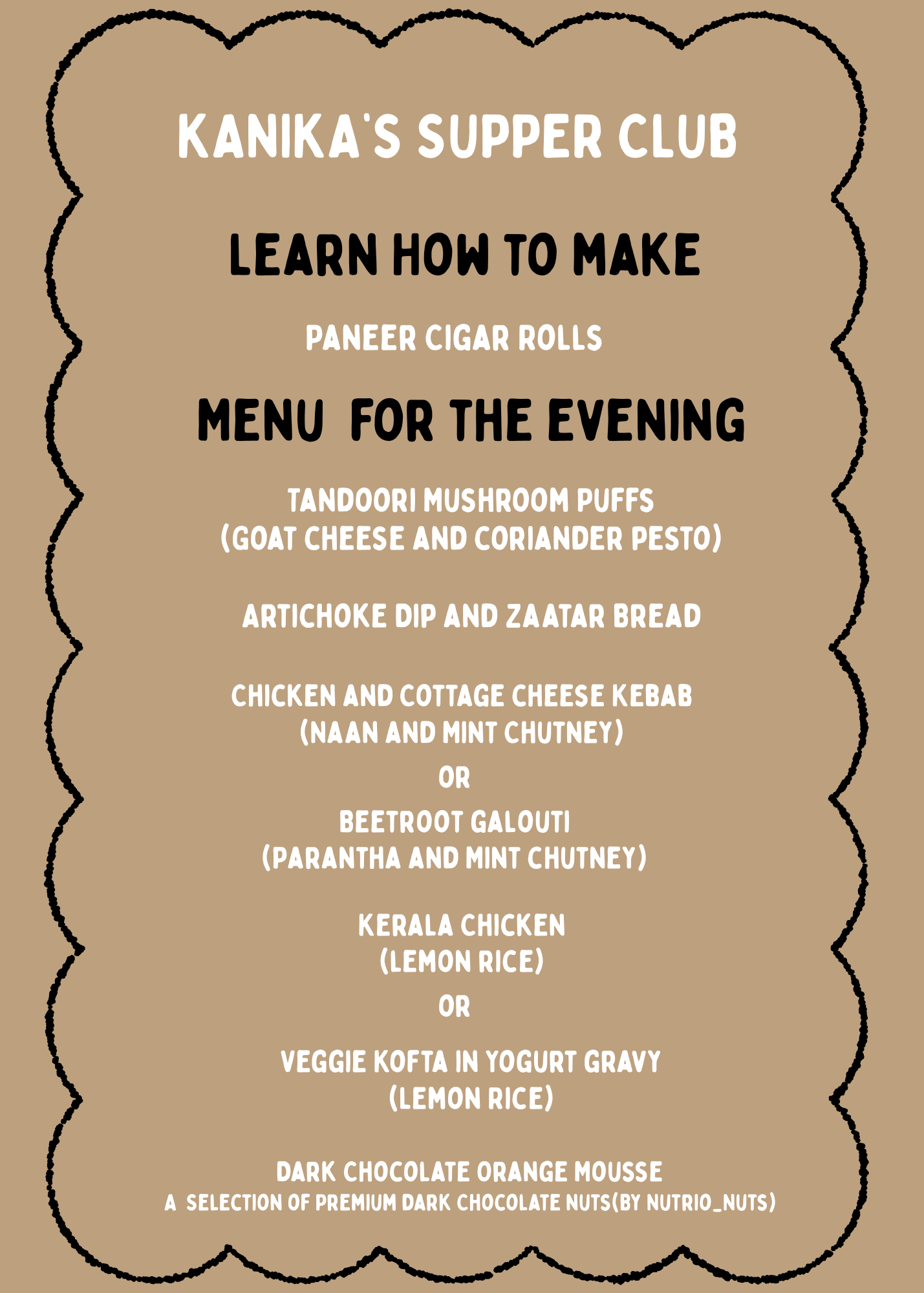 Kanika's Supper Club -12th September,2025