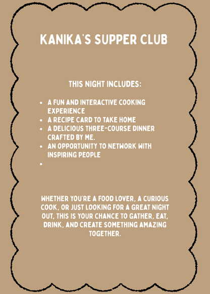 Kanika's Supper Club -13th March,2026